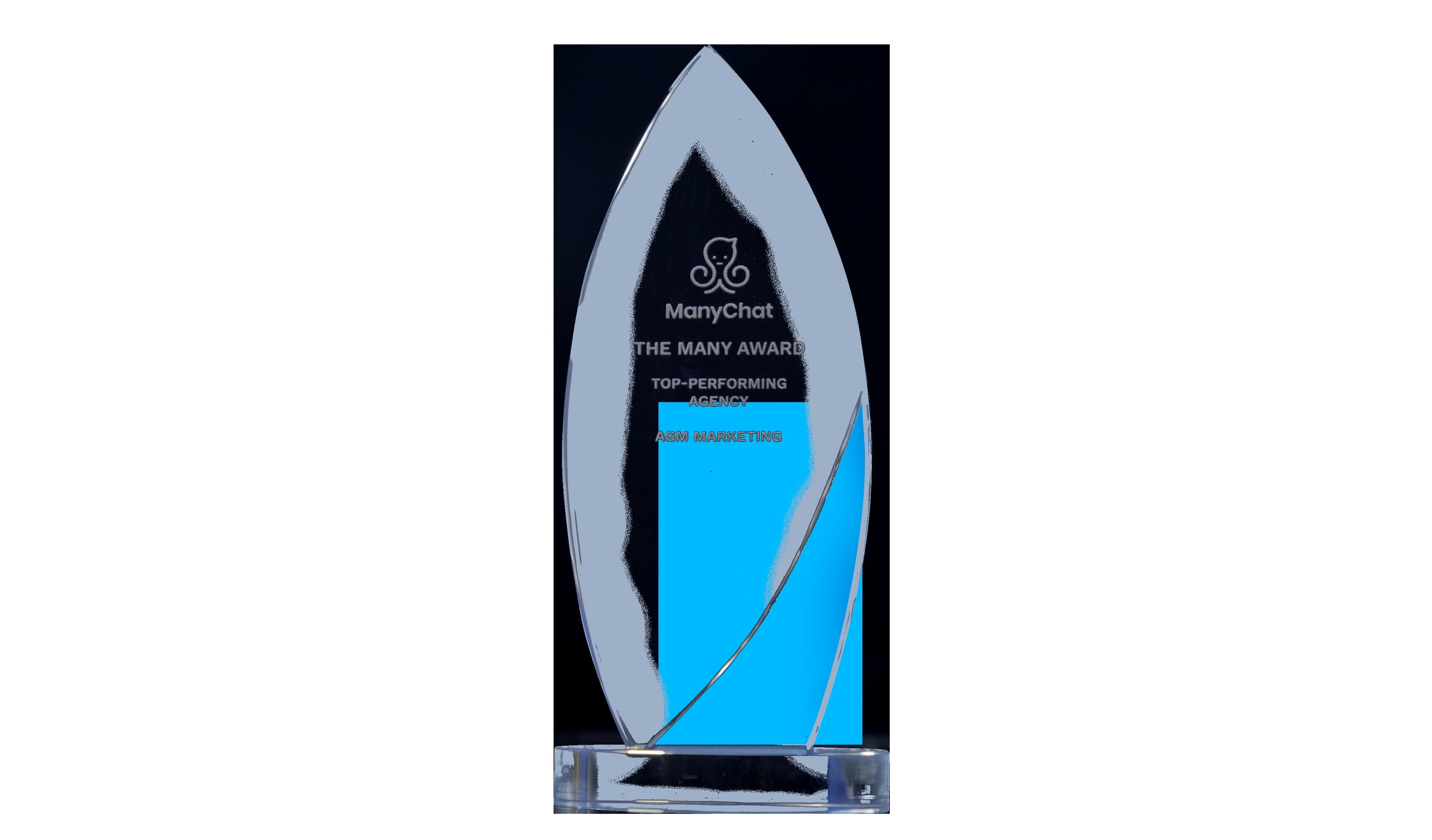 ManyChat Top Performing Agency award