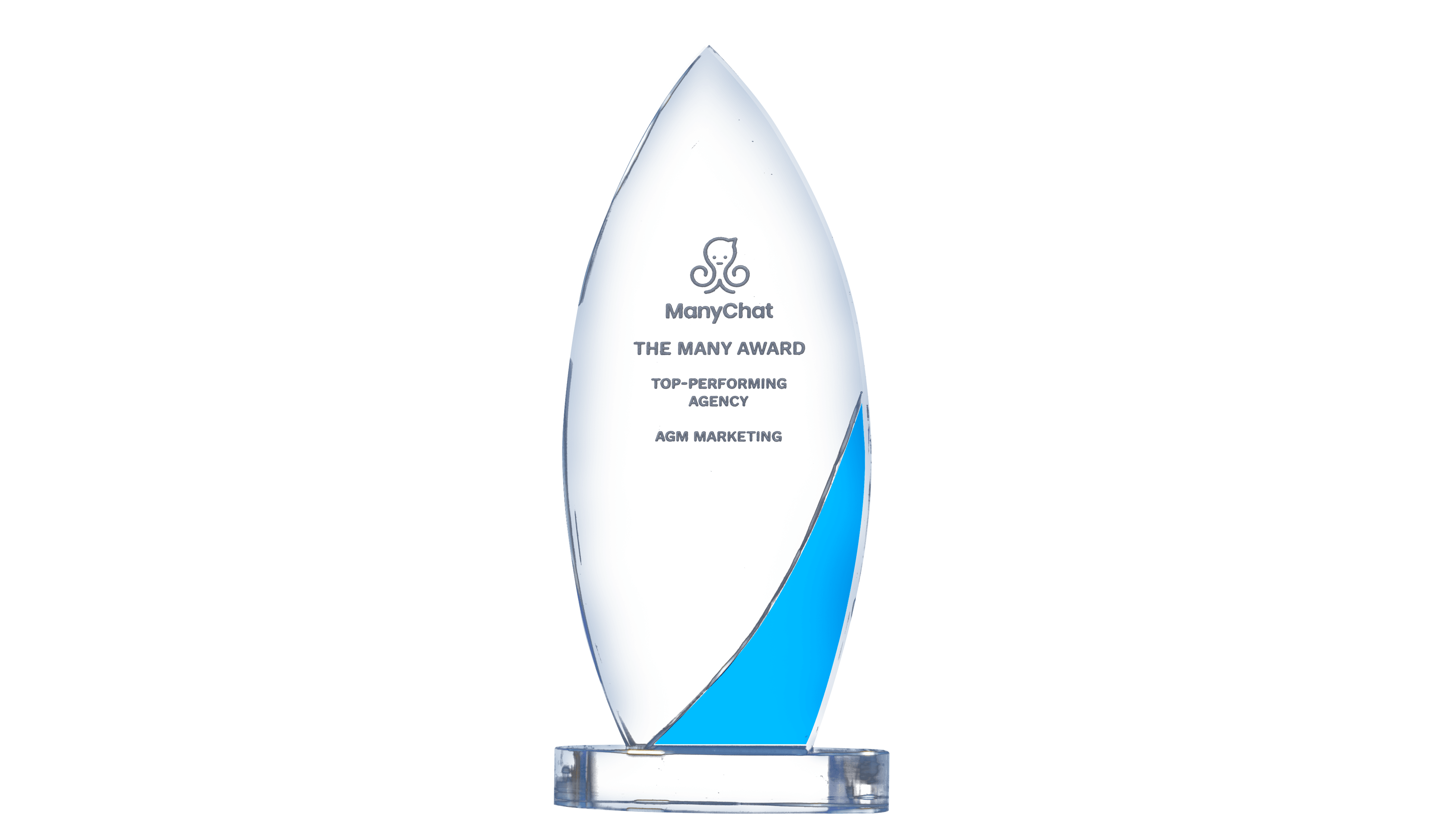ManyChat Top Performing Agency award