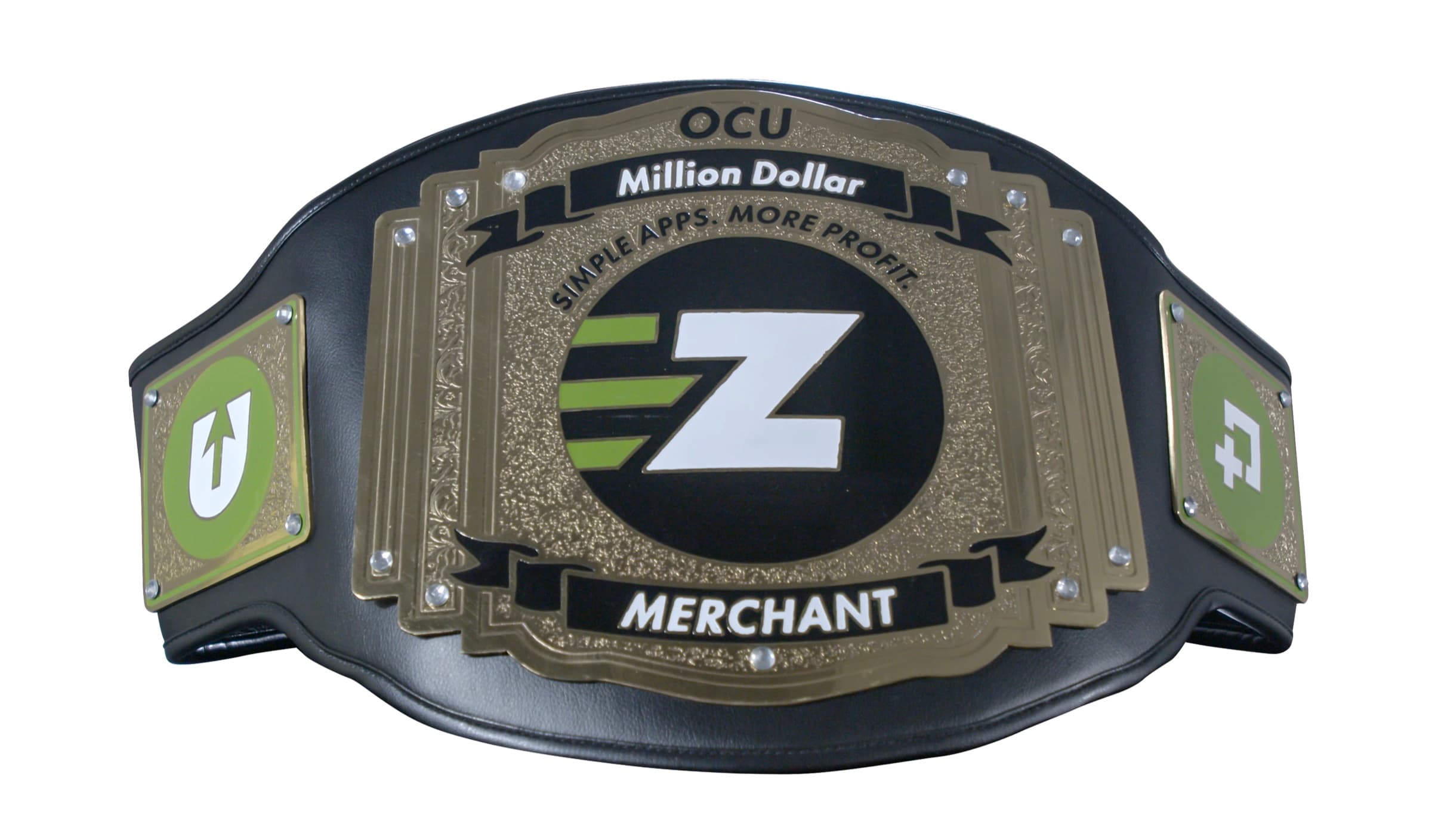 The Zipify Million Dollar Merchant championship belt