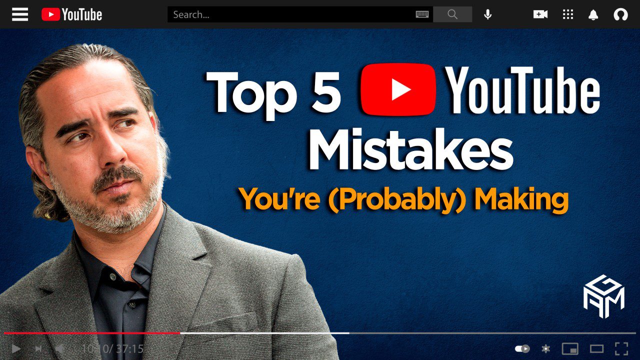 top 5 youtube mistakes